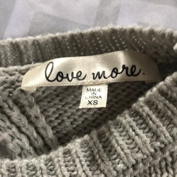 Super comfy open back grey sweater - Picture 4 of 4